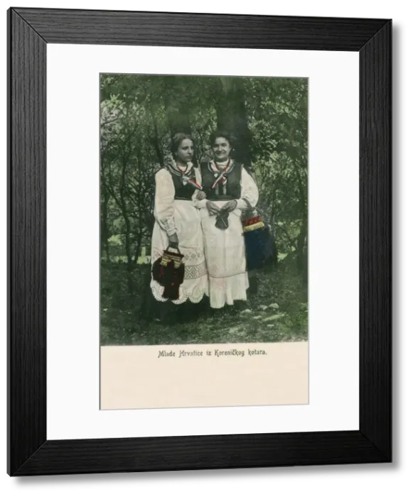 Framed Print : Croatia - National Folk Costume Framed Print : Croatia - National Folk Costume