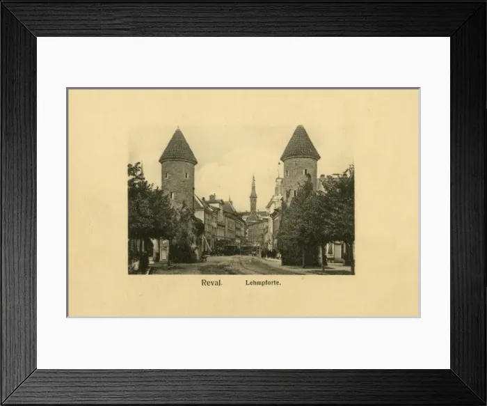 Framed Print : Estonia - Tallinn (Reval) - Viru Gate