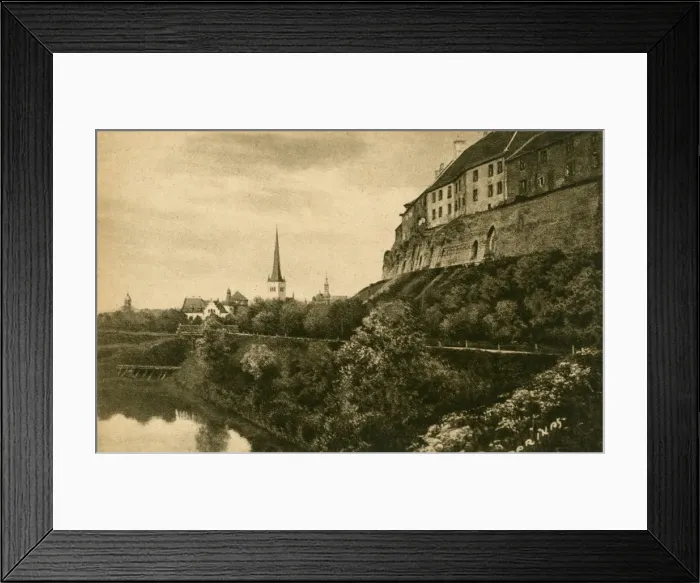 Framed Print : Estonia - Tallinn (Reval) - St Olai Church Framed Print : Estonia - Tallinn (Reval) - St Olai Church
