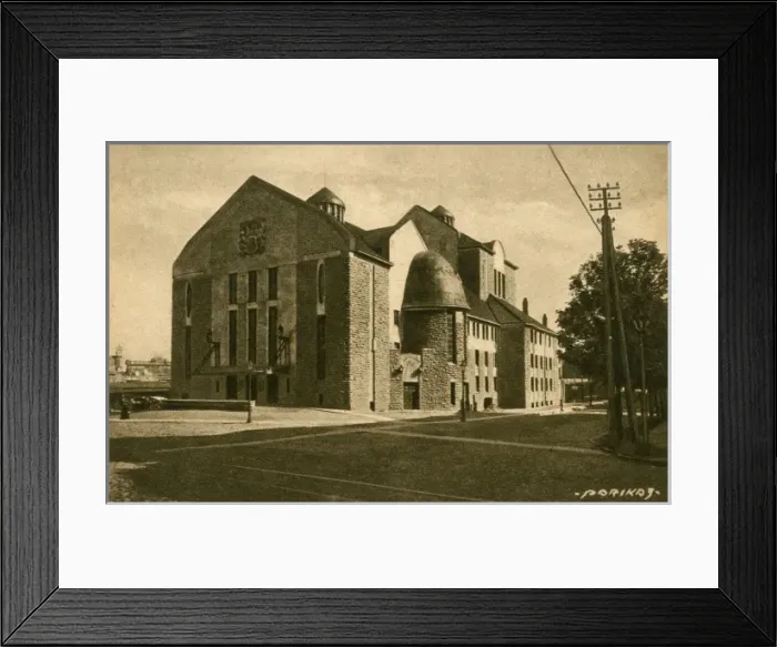 Framed Print : Estonia - Tallinn (Reval) - The German Theatre Framed Print : Estonia - Tallinn (Reval) - The German Theatre