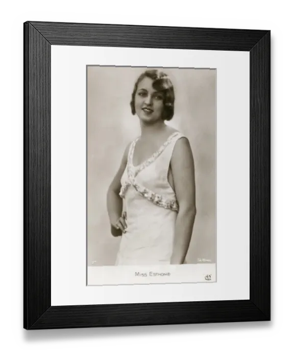 Framed Print : Miss Estonia Framed Print : Miss Estonia