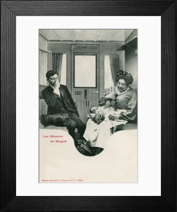 Framed Print : The Discomforts of the carriage Framed Print : The Discomforts of the carriage
