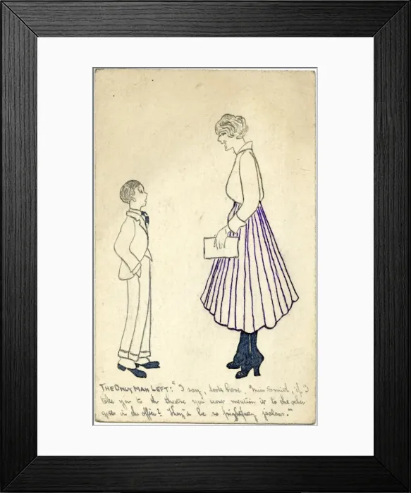 Framed Print : The Only Man Left by George Ranstead Framed Print : The Only Man Left by George Ranstead