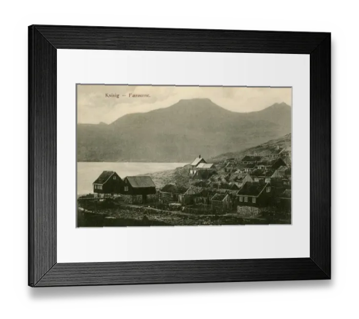 Framed Print : Faroe Islands, Denmark - Kvivik Framed Print : Faroe Islands, Denmark - Kvivik