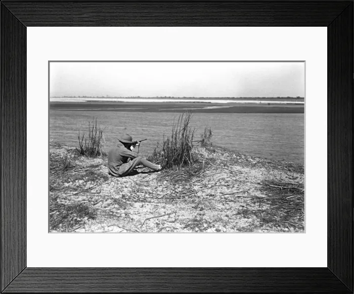 Framed Print : Duck hunting, unidentified location Framed Print : Duck hunting, unidentified location