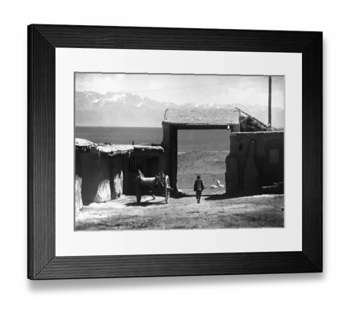 Framed Print : Man in a walled settlement, Kashgar, western China Framed Print : Man in a walled settlement, Kashgar, western China