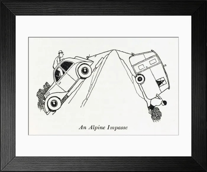 Framed Print : An Alpine Impasse / W H Robinson Framed Print : An Alpine Impasse / W H Robinson