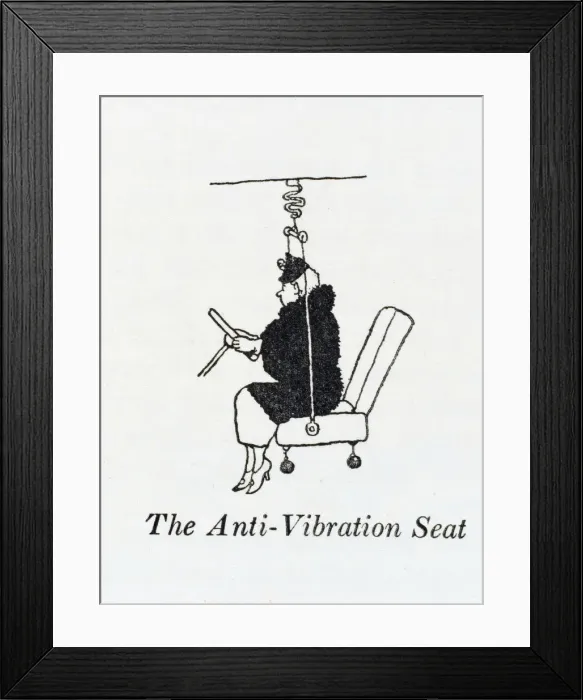 Framed Print : Anti-Vibration seat / W H Robinson Framed Print : Anti-Vibration seat / W H Robinson