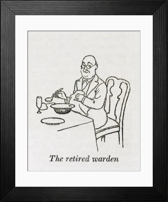 Framed Print : WWII recycling: Tin hat soup tureen / W H Robinson Framed Print : WWII recycling: Tin hat soup tureen / W H Robinson