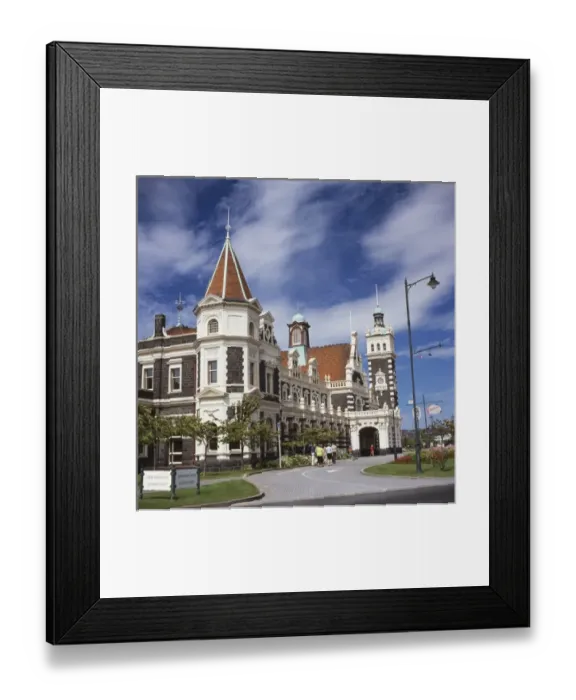 Framed Print : Railway station, Dunedin, South Island, New Zealand Framed Print : Railway station, Dunedin, South Island, New Zealand