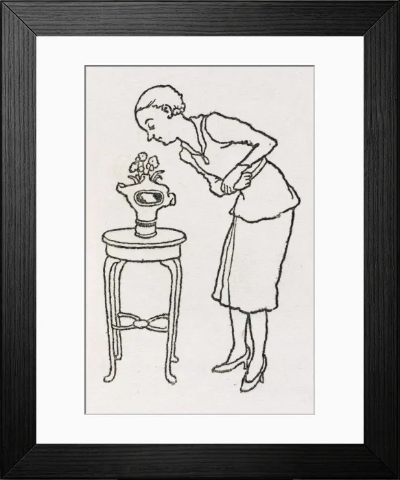 Framed Print : WWII recycling: gas mask vase / W H Robinson Framed Print : WWII recycling: gas mask vase / W H Robinson