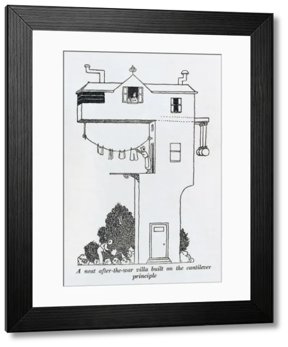Framed Print : Post war housing / W H Robinson Framed Print : Post war housing / W H Robinson
