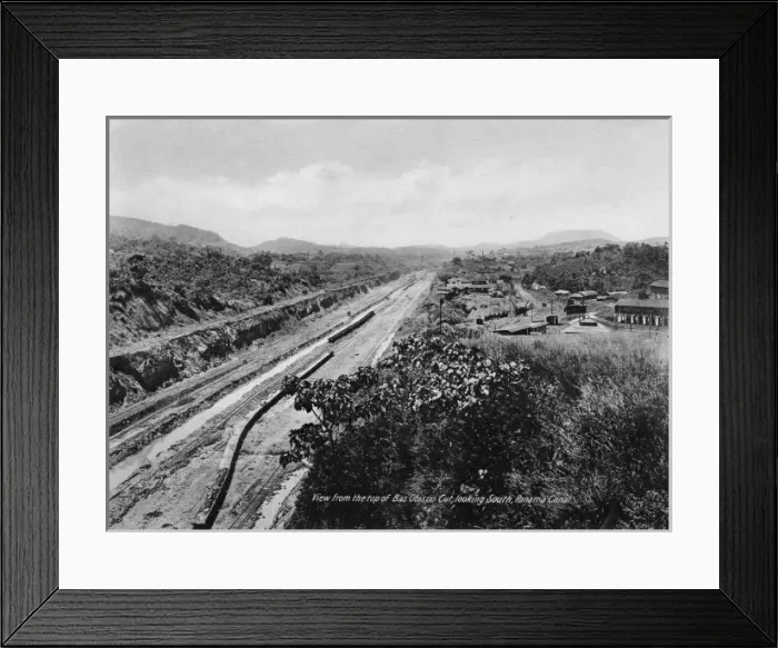 Framed Print : Construction of the Panama Canal Framed Print : Construction of the Panama Canal