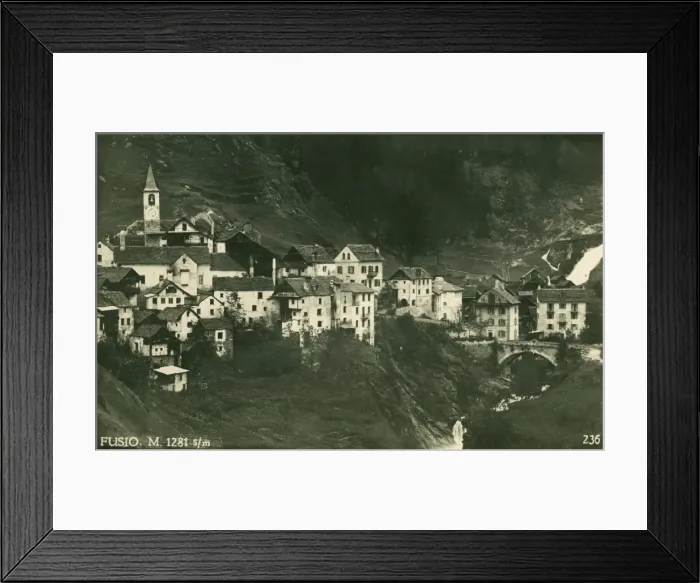 Framed Print : Fusio, Switzerland Framed Print : Fusio, Switzerland