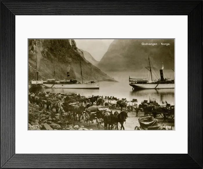 Framed Print : Gudvangen, Norway Framed Print : Gudvangen, Norway