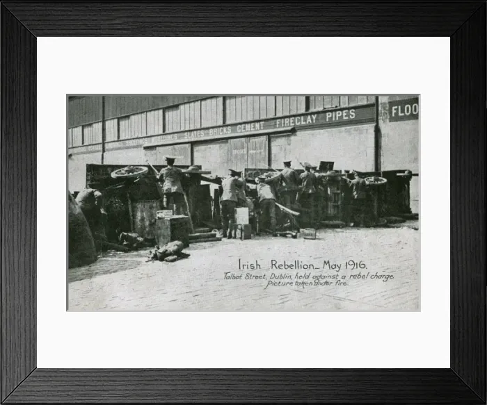 Framed Print : Dublin Easter Rising - May, 1916 Framed Print : Dublin Easter Rising - May, 1916
