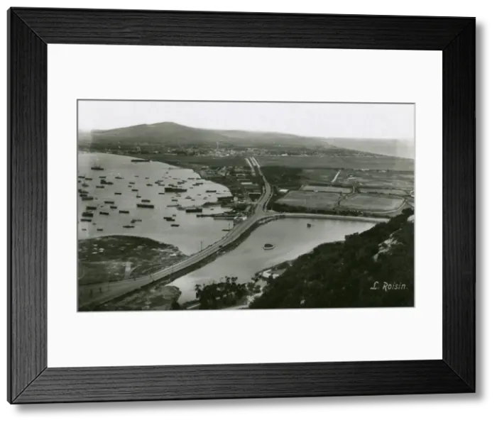 Framed Print : Aerial view of Gibraltar Framed Print : Aerial view of Gibraltar