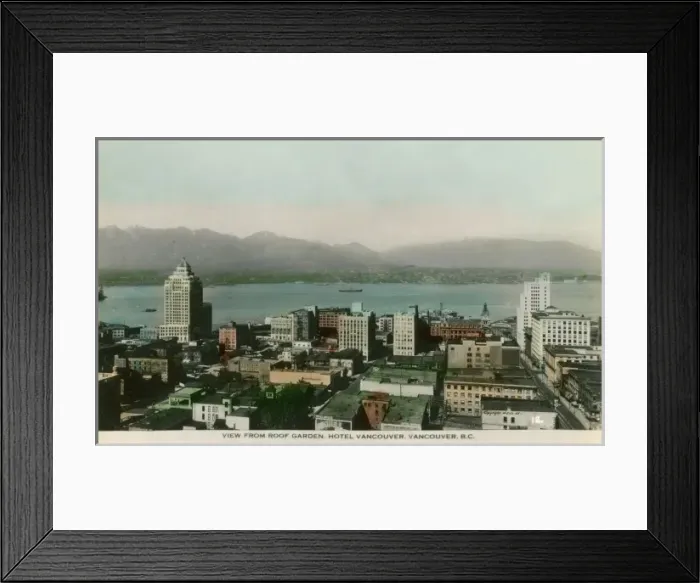 Framed Print : Downtown Vancouver, Canada Framed Print : Downtown Vancouver, Canada