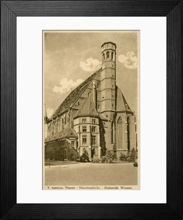 Framed Print : Vienna - Minoritenkirche Framed Print : Vienna - Minoritenkirche