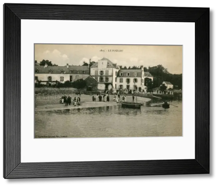 Framed Print : Bill for the Hotel Pouldu, Finistere, France Framed Print : Bill for the Hotel Pouldu, Finistere, France