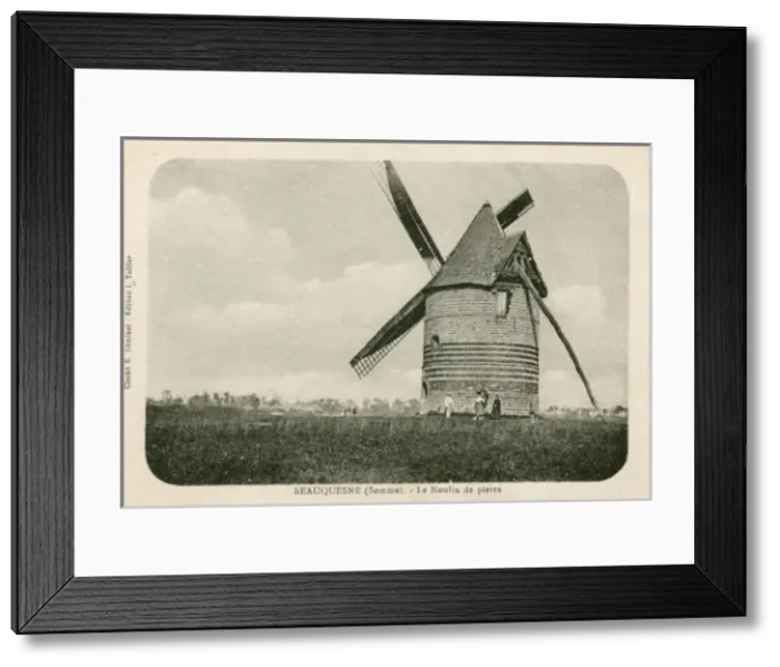 Framed Print : Windmill at Beauquesne Framed Print : Windmill at Beauquesne
