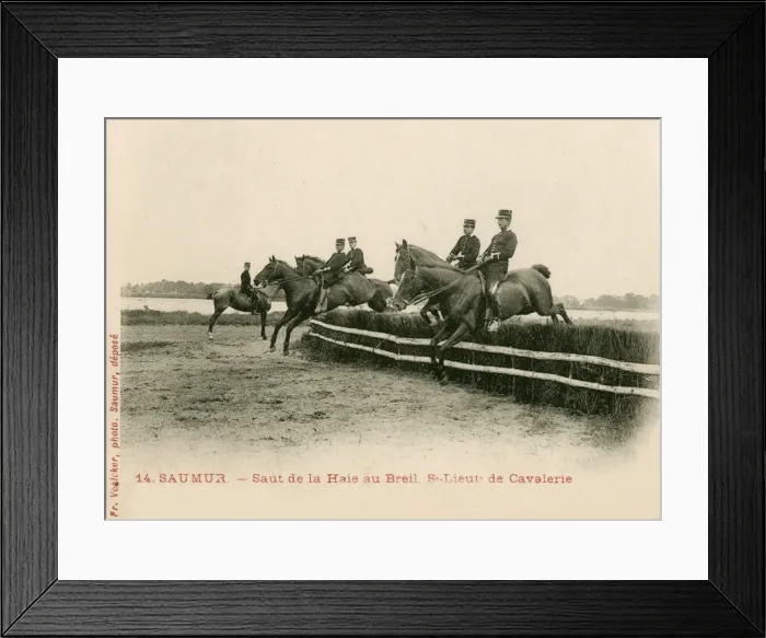 Framed Print : Saumur - Horse training at the Cavalry School Framed Print : Saumur - Horse training at the Cavalry School