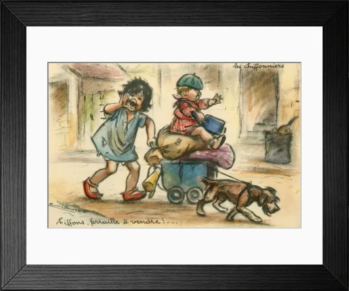 Framed Print : The Rag and Old Iron Sellers Framed Print : The Rag and Old Iron Sellers