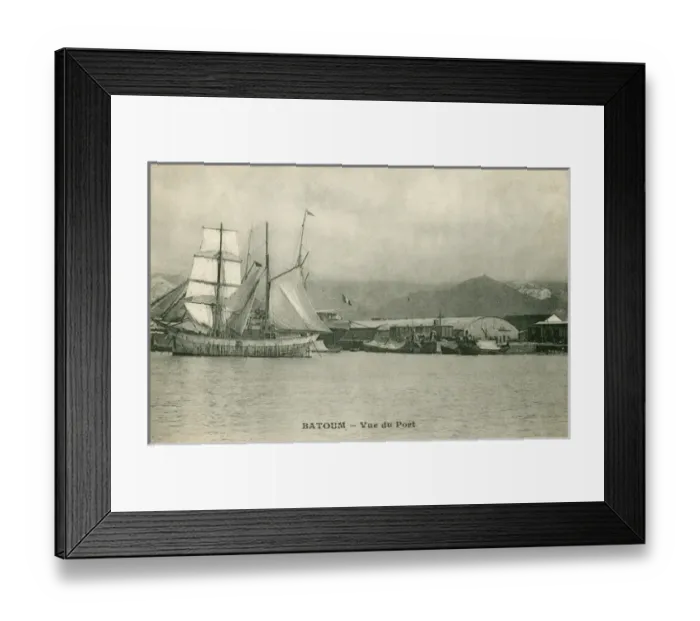 Framed Print : Georgia - Batumi - View of the Harbour Framed Print : Georgia - Batumi - View of the Harbour