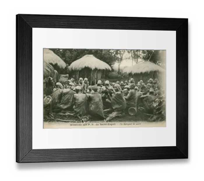 Framed Print : Wedding Feast / Party - Central Africa Framed Print : Wedding Feast / Party - Central Africa