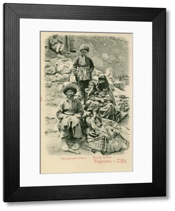 Framed Print : Georgia - Tbilisi - A Tartar Family Framed Print : Georgia - Tbilisi - A Tartar Family