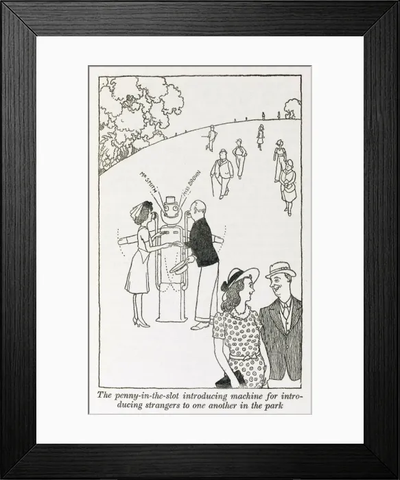 Framed Print : Introduction robot / W H Robinson Framed Print : Introduction robot / W H Robinson