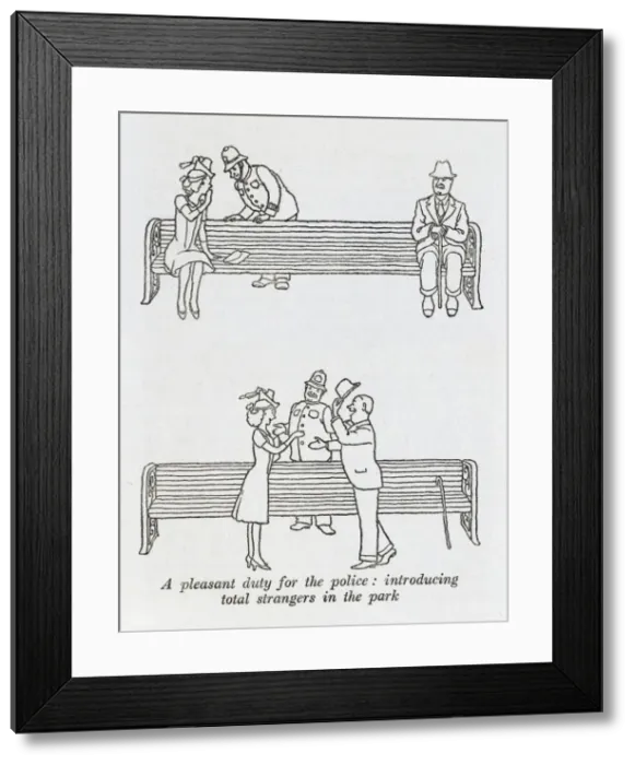 Framed Print : Police introduction service / W H Robinson Framed Print : Police introduction service / W H Robinson