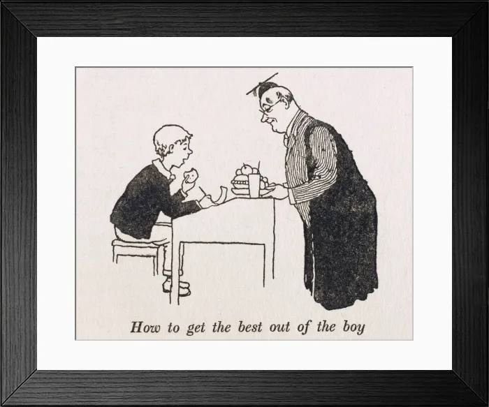 Framed Print : Elevenses for pupils / W H Robinson Framed Print : Elevenses for pupils / W H Robinson