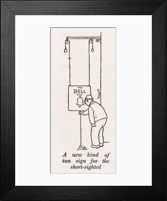 Framed Print : Short-sighted signage / W H Robinson Framed Print : Short-sighted signage / W H Robinson