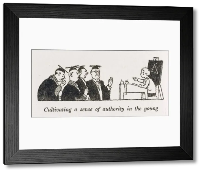 Framed Print : Authority in the young / W H Robinson Framed Print : Authority in the young / W H Robinson