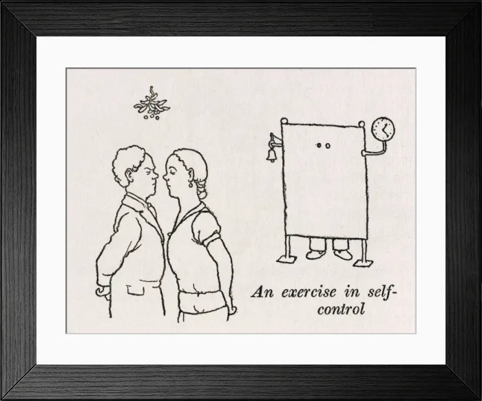 Framed Print : self-control / W H Robinson Framed Print : self-control / W H Robinson