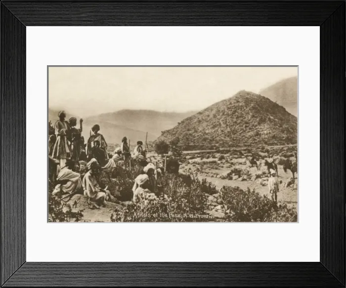 Framed Print : Afridis of the Pass - North West Frontier Province Framed Print : Afridis of the Pass - North West Frontier Province