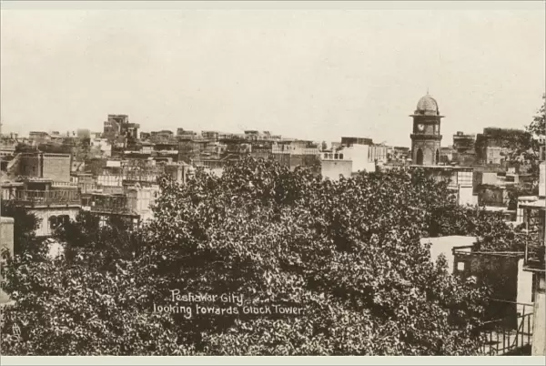 View toward the clock tower - Peshawar, Pakistan