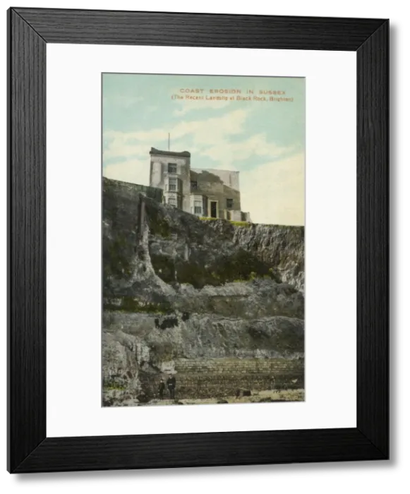 Framed Print : Cliff erosion, Black Rock, Brighton, Sussex Framed Print : Cliff erosion, Black Rock, Brighton, Sussex