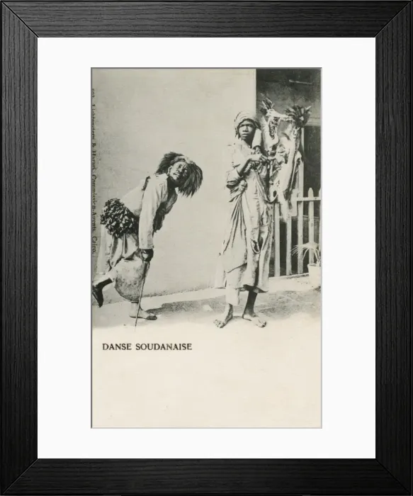 Framed Print : Blind Sudanese Dancer and Harpist Framed Print : Blind Sudanese Dancer and Harpist