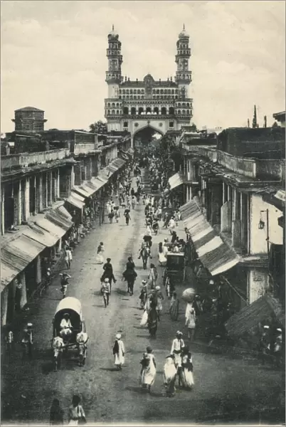 Bara Bazaar and Charminar - Hyderabad, India