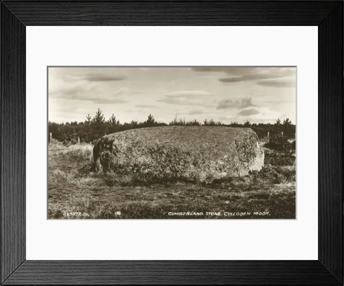 Framed Print : Cumberland Stone - Culloden Moor Framed Print : Cumberland Stone - Culloden Moor