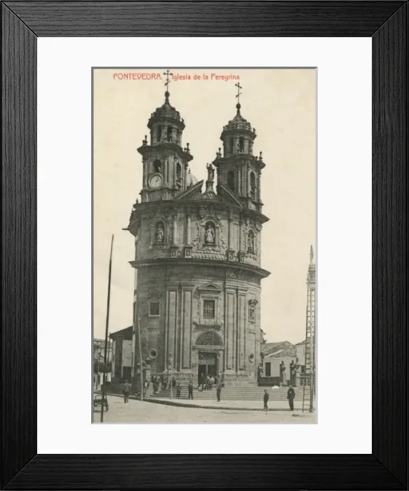 Framed Print : Pontevedra - Peregrina Church Framed Print : Pontevedra - Peregrina Church