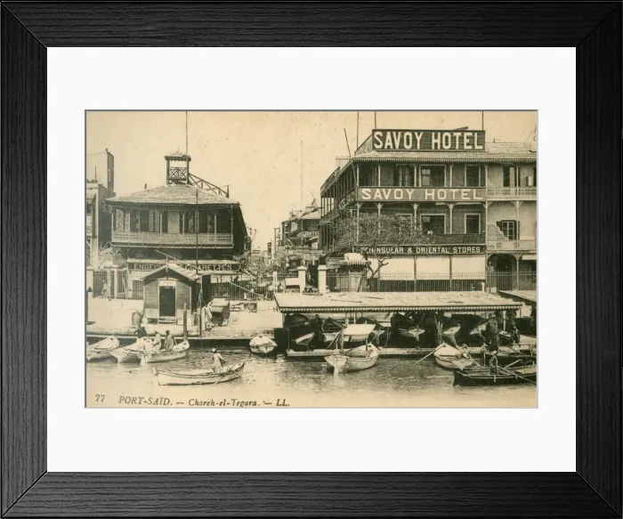 Framed Print : Port Said, Egypt - Savoy Hotel Framed Print : Port Said, Egypt - Savoy Hotel