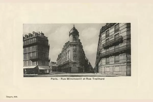 Rue Miromesnil and Rue Treihard, Paris, France