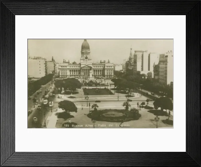 Framed Print : Argentina - Buenos Aires - Plaza of Congress Framed Print : Argentina - Buenos Aires - Plaza of Congress