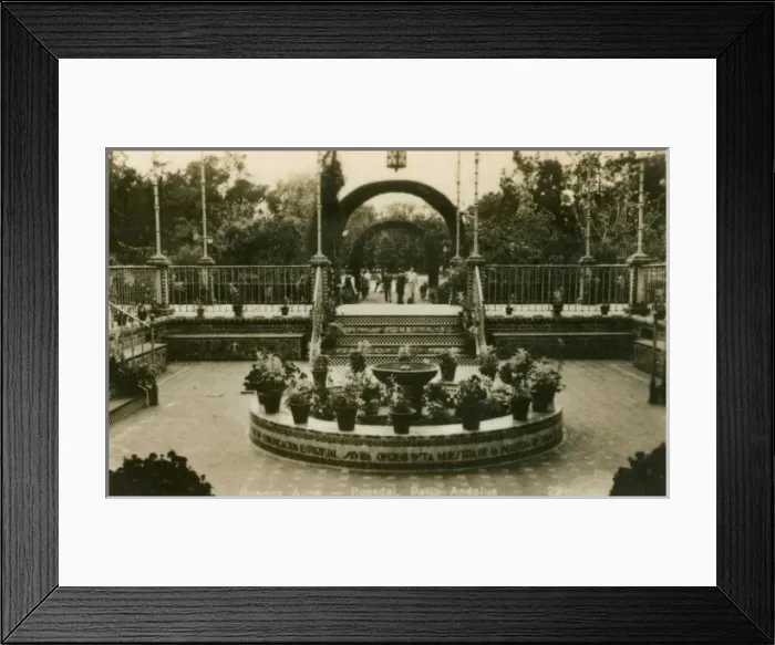 Framed Print : Buenos Aires - Andalucian Patio at Rosedal Framed Print : Buenos Aires - Andalucian Patio at Rosedal
