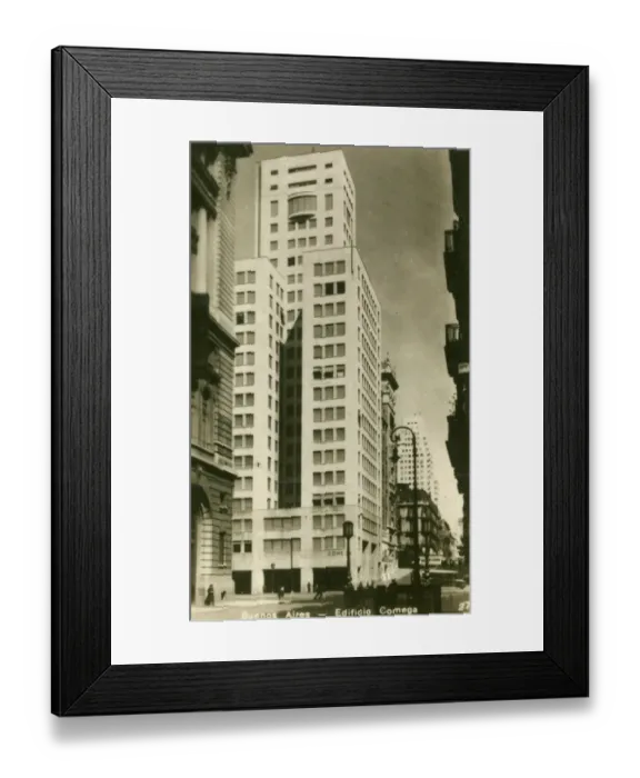 Framed Print : Argentina - Buenos Aires - Comega Building Framed Print : Argentina - Buenos Aires - Comega Building