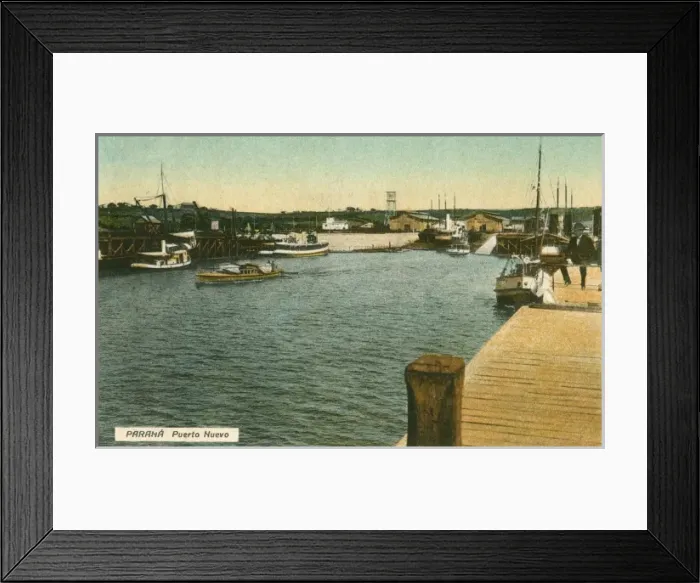Framed Print : Argentina - Parana - The New Port Framed Print : Argentina - Parana - The New Port
