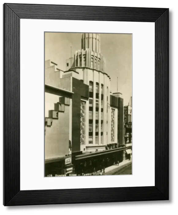 Framed Print : Argentina - Buenos Aires - Opera Theatre Framed Print : Argentina - Buenos Aires - Opera Theatre